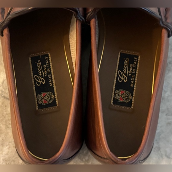 GUCCI 1953 Horsebit Leather Loafer Brown Ombre 8 / 8.5 US $1100 Brixton Jordaan - Picture 8 of 11